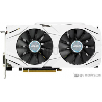 ASUS Dual series GeForce GTX 1060 OC edition 3GB